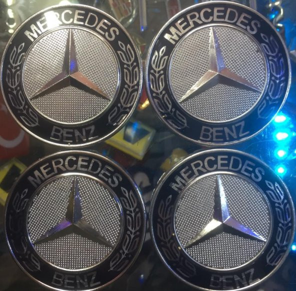 MERCEDES BENZ ORJİNAL JANT GÖBEĞİ 4LÜ 75MM - 1