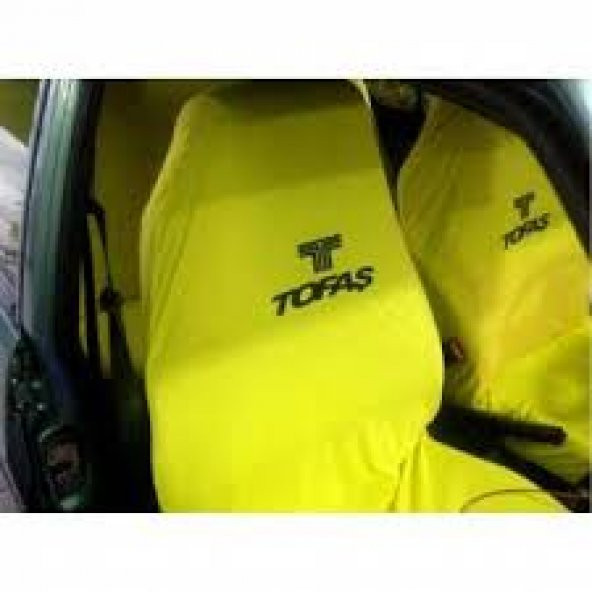 TOFAŞ ÖN ARKA SARI RENK LİKRALI SERVİS KILIFI - 1
