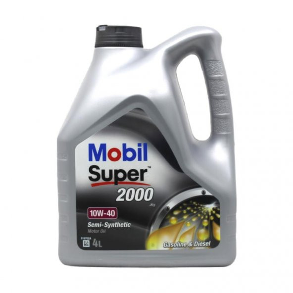 Mobil Super 2000 10W-40 4 Lt Yarı Sentetik Motor Yağı