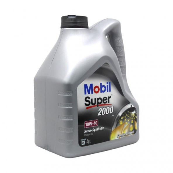 Mobil Super 2000 10W-40 4 Lt Yarı Sentetik Motor Yağı - 2