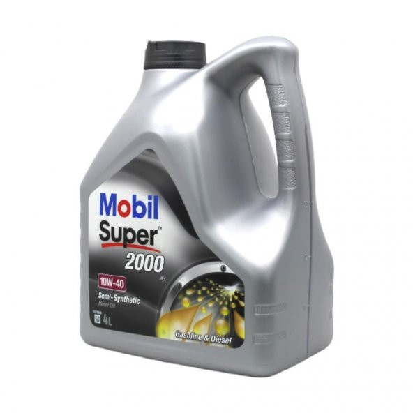 Mobil Super 2000 10W-40 4 Lt Yarı Sentetik Motor Yağı - 3