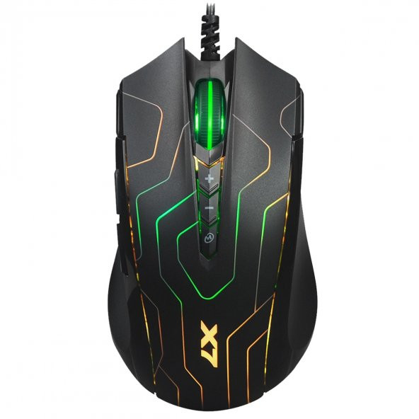 A4 TECH X89 SİYAH-LABİR OPTIK GAMER MOUSE 2400 DPI - 2