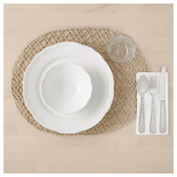 IKEA SAMTLIGA 35X45 CM AMERİKAN SERVİS MUTFAK PALMİYE YAPRAĞI - 3