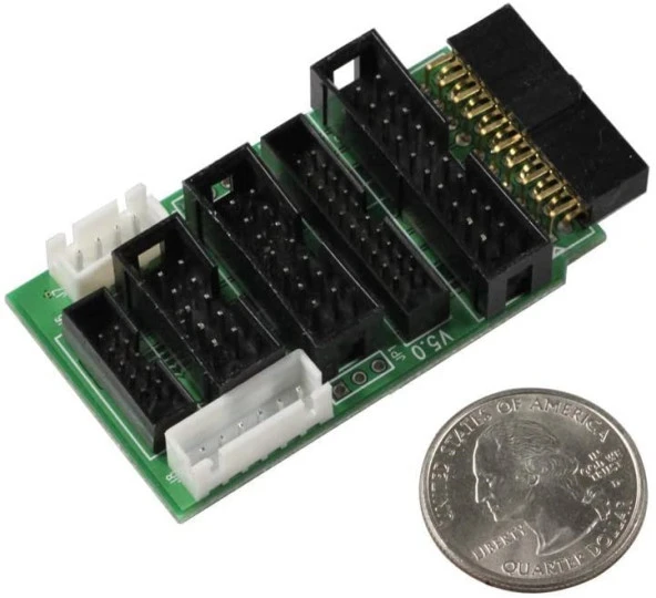 5 Fonksiyonlu JTAG Jlink V8, V9 Dönüştürücü, Çevirici, Çoklayıcı - 5