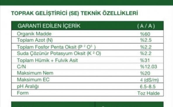 Yeşil Hayat Organik Gübre (25 kg) - 4