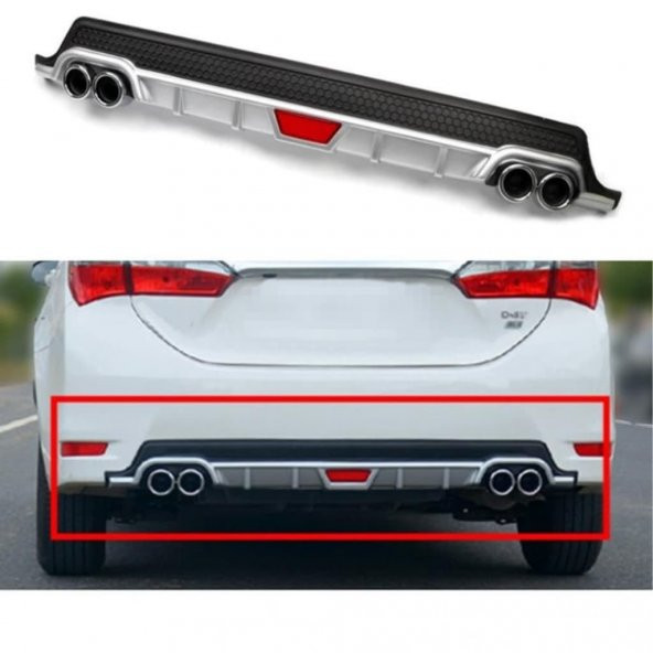 OtoLine TOYOTA COROLLA 2017-2020 KIRILMAZ DİFÜZÖR Ty1 - Resim 2