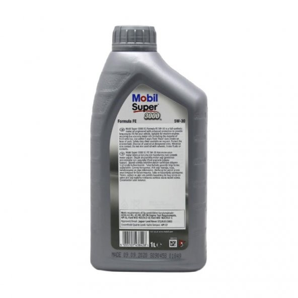 Mobil Super 3000 Formula FE 5W-30 1 Lt Tam Sentetik Motor Yağı - 4