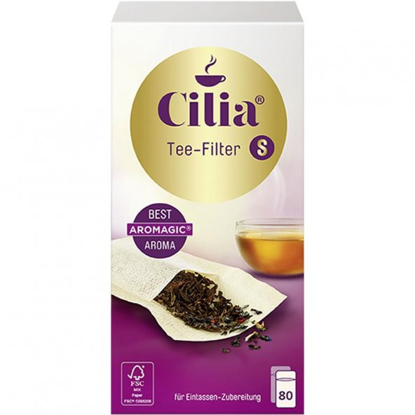 Melitta Cilia® Çay Filtresi Küçük Boy (S) - 80 Adet