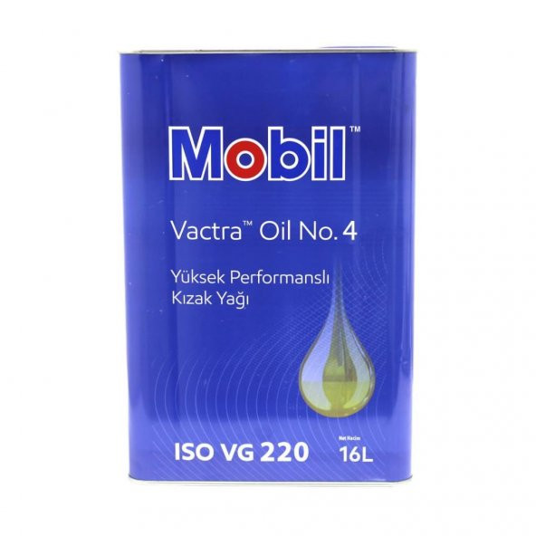 Mobil Vactra Oil No:4 16 Lt Yüksek Kaliteli Kızak Yağı