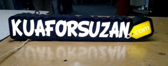 Kuafor Suzan Site Tabelası 3D Led Tabela Pleksiglas Neon Etkili Işıklı Kutu Harf Depo Reklam Maltepe