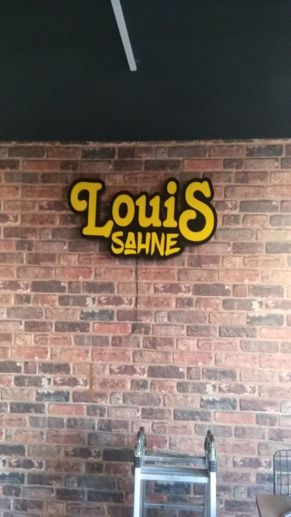 3D LED Tabela Pub Cafe Bar Tabelaları Paslanmaz Kutu Harf Pleksiglass Işıklı LED Tabela Neon Etkili ürün görseli 1