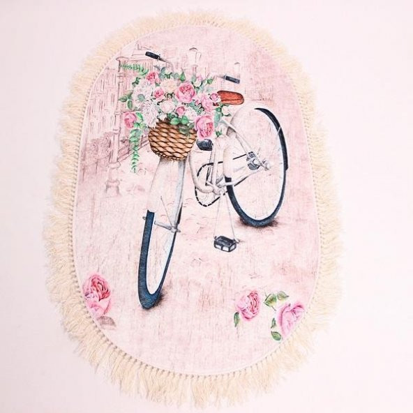 Çapa Home Kaydırmaz Taban Digital Klozet Takımı Oval 2li Banyo Paspas Seti Yıkanabilir Bisiklet - 5