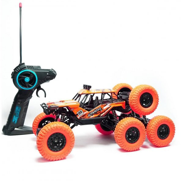 1:18 Kumandalı 6x4 Off Road Şarjlı Süspansiyonlu Jeep