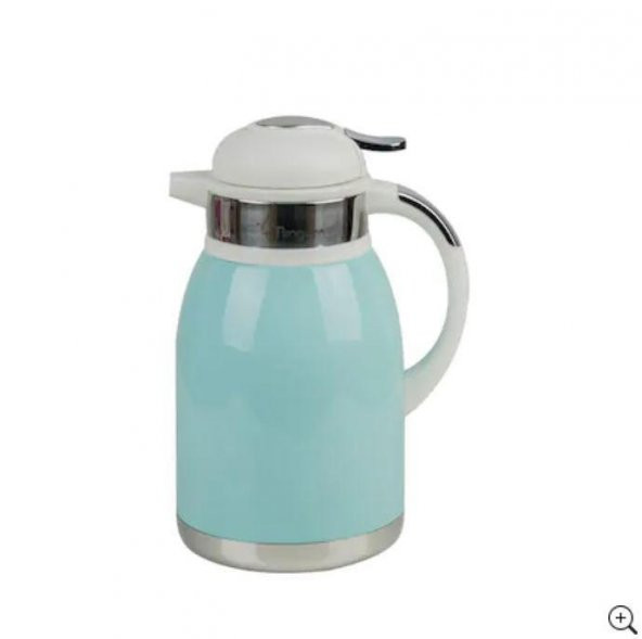 Penguen 1200 Xs İnoks 2 litre Renkli termos (Beyaz Kapak) - 2