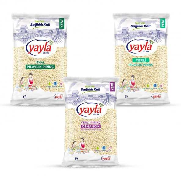 Yayla XL Pirinç Paketi