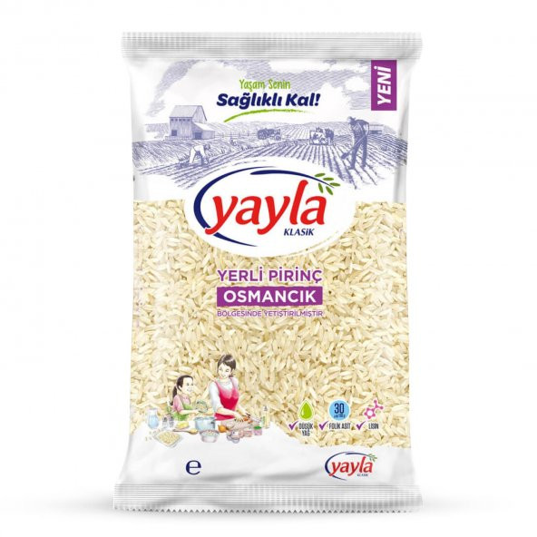 Yayla Osmancık Pirinç 2KG