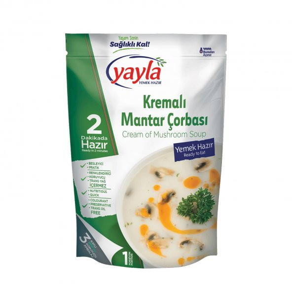 Yayla Kremalı Mantar Çorbası 250GR 3Lü Paket