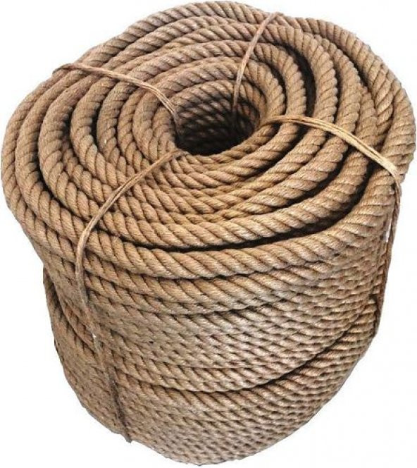 12MM 1.KALİTE Jüt Halat Kendir Urgan Halat İP 10-20-30-40 Metre