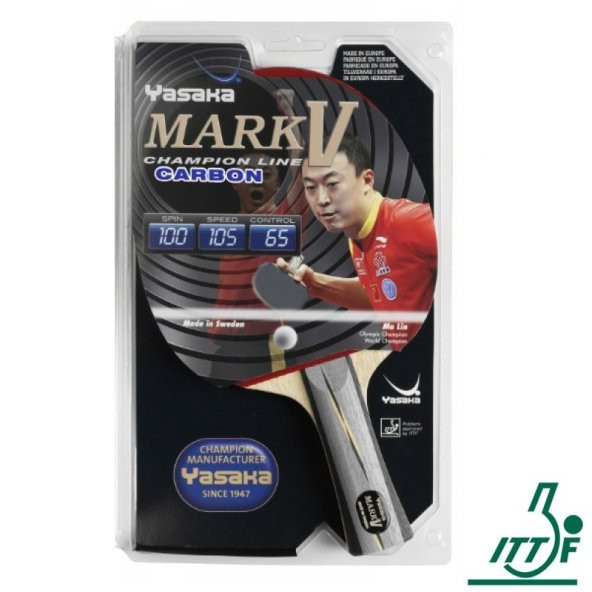 Yasaka Mark V Carbon ITTF Onaylı Masa Tenisi Raketi