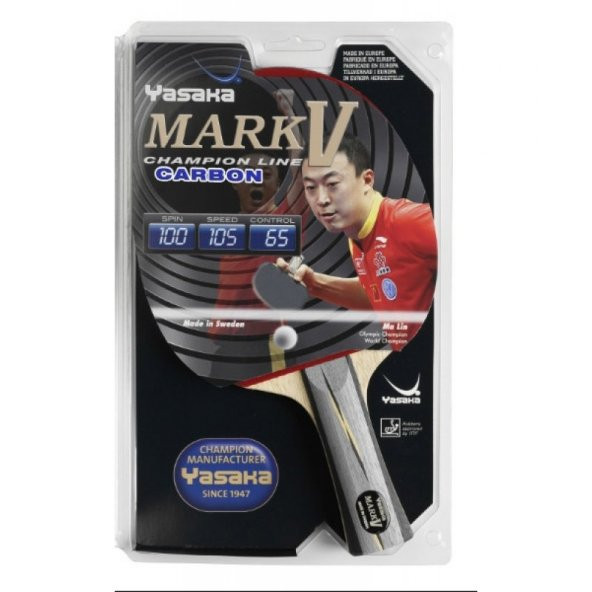 Yasaka Mark V Carbon ITTF Onaylı Masa Tenisi Raketi - 4