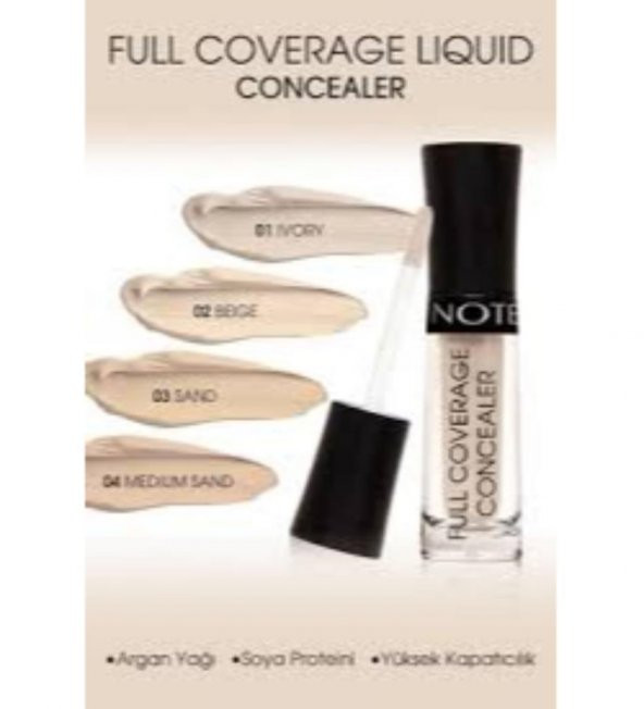 Note Full Coverage Liquid Concealer 04 Medium Sand