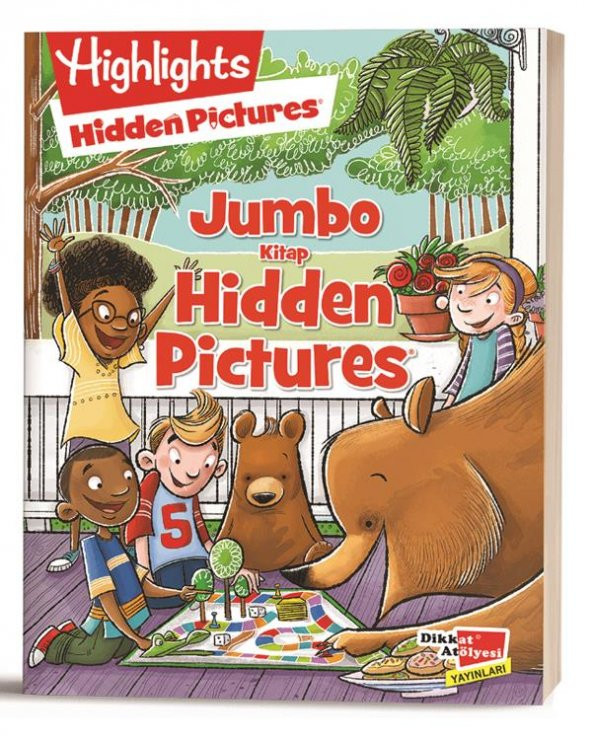 +8 Yaş Jumbo Kitap Hidden Pictures (Dikkat Atölyesi)