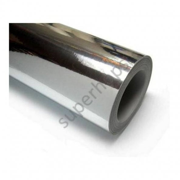 Parlak Krom Araç Kaplama Folyosu 150 cm x 100 Cm - 3