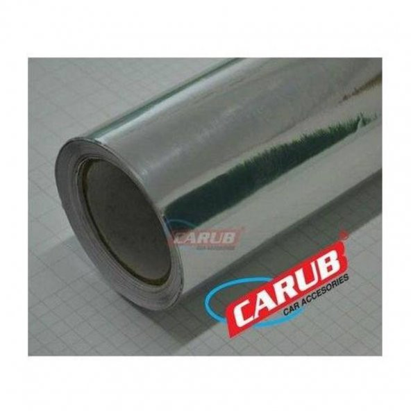 Parlak Krom Araç Kaplama Folyosu 150 cm x 100 Cm - 4