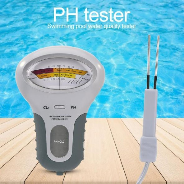 AEK-Tech Havuz Klor PH Ölçer Test Cihazı - Resim 4
