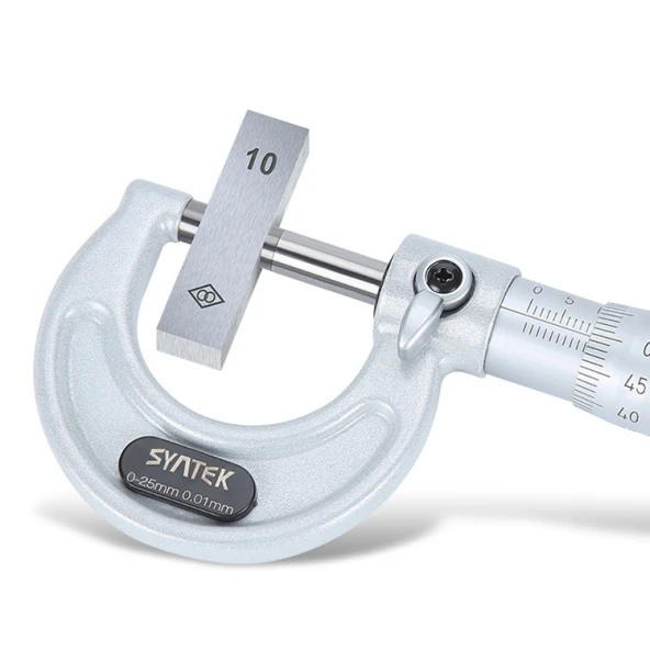 SYNTEK Mekanik Mikrometre 0-25mm 0.01mm - 6