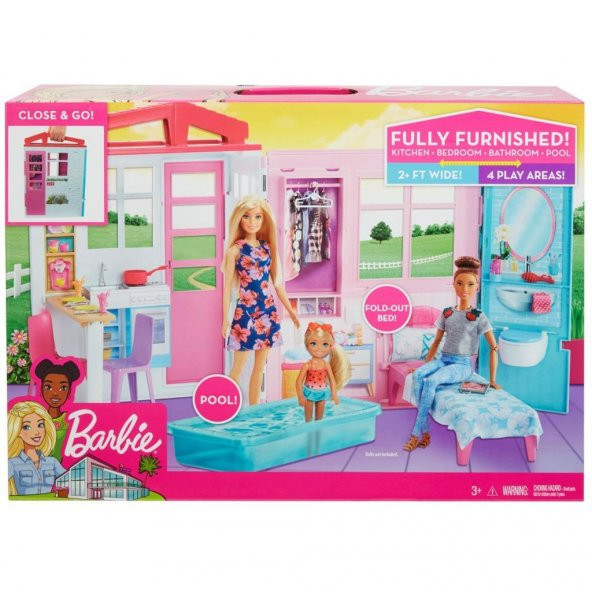Barbie Portatif Ev - 1
