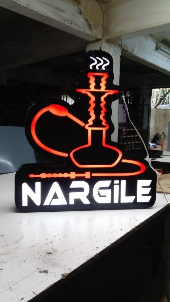 Kırmızı Led Tabela 3D Led Neon Etkili Işıklı Tabela Kutu Harf Depo Reklam Tabela Maltepe İstanbul ürün görseli