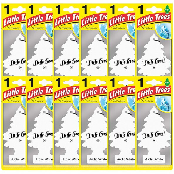 Little Trees Arctic White Ferahlığı Aromalı Oto Kokusu 12 Adet