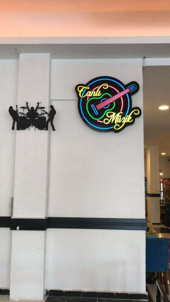 Canlı Müzik Tabela 3D Led Neon Etkili Işıklı Tabela Kutu Harf Depo Reklam Tabela Maltepe İstanbul - Resim 3
