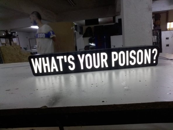 What İngilizce Yazılı Şirket Tabelası 3D Led Neon Etkili Işıklı Tabela Kutu Harf Depo Reklam Maltepe - 2