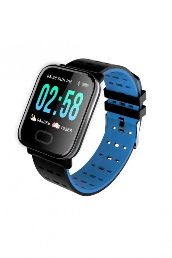 Mobitell A6 Smart Watch Mavi Akıllı Saat Suya Dayanıklı