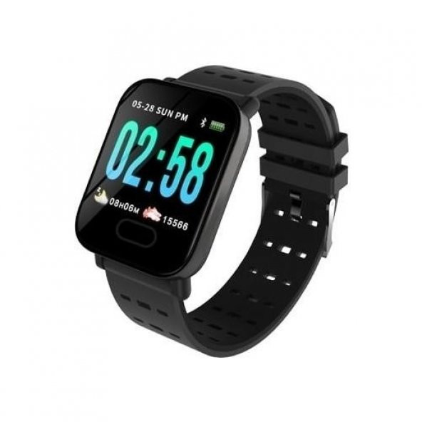 Mobitell Mobitell A6 Smart Watch Siyah Akıllı Saat Suya Dayanıklı