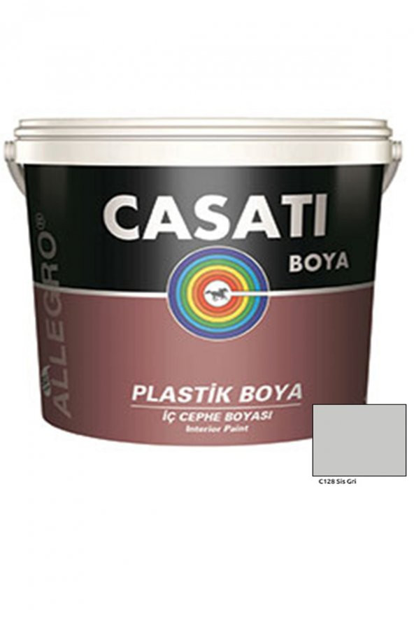 Casati Allegro Plastik Su Bazlı İç Cephe Boyası Sis Gri 20 Kg