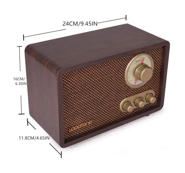 Looptone DSY-R08 Retro Radyo Espresso - 5