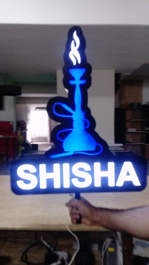 Rusça Yazılı Görselli Tabela 3D Led Neon Etkili Işıklı Tabela Depo Reklam Tabela Kartal İstanbul - Resim 2