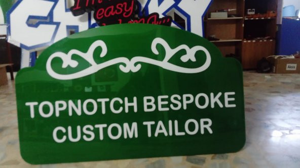 İngilizce Yazılı Tabela 3D Led Neon Etkili Işıklı Tabela Kutu Harf Depo Reklam Tabela Kartal Atalar - 2