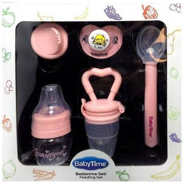 BabyTime BT513 Beslenme Seti Pembe - 2