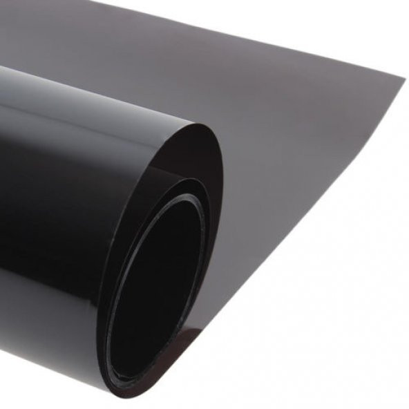 Açık Siyah Cam Filmi 75 Cm x 5 Metre Yüzde 35 1 Numara Film - 5