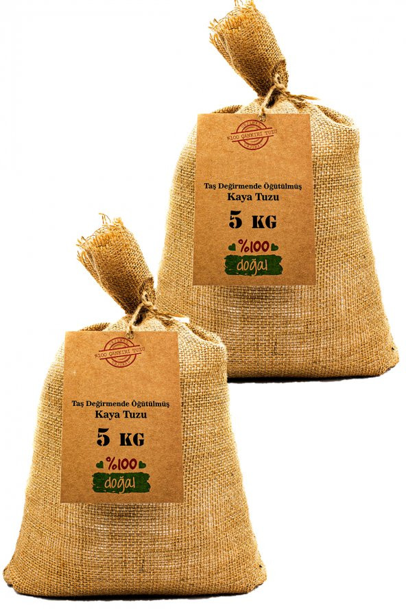 10kg-Öğütülmüş Kristal Kaya Tuzu