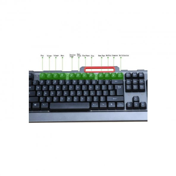 POLYGOLD Rgb Oyuncu Klavye ve Mouse Seti PG-8016 - 3
