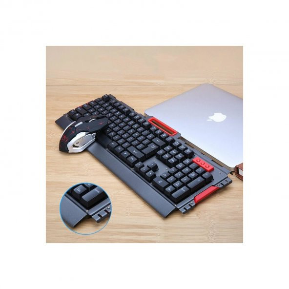 POLYGOLD Rgb Oyuncu Klavye ve Mouse Seti PG-8016 - 4