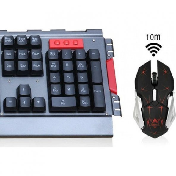POLYGOLD Rgb Oyuncu Klavye ve Mouse Seti PG-8016 - 5