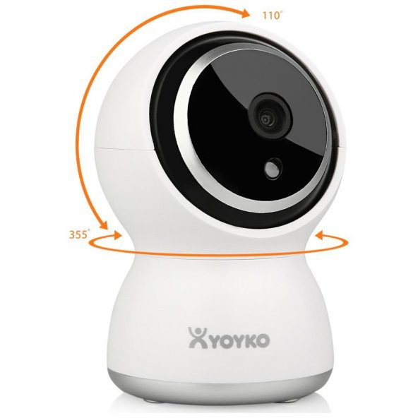 Yoyko Big Eye 360º 1080P Bebek Güvenlik Kamerası - 3