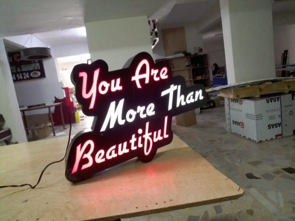 Lokma Yazıları Tabela 3D Led Neon Etkili Işıklı Tabela Kutu Harf Depo Reklam Tabela Kartal İstanbul ürün görseli