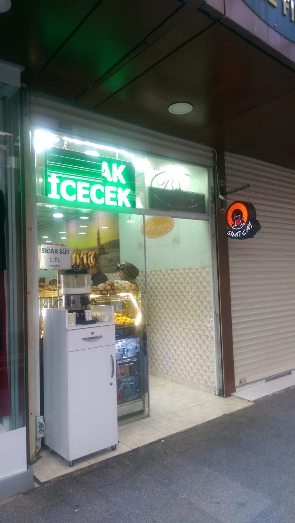 Çay Simit Tabela 3D Led Neon Etkili Işıklı Tabela Kutu Harf Depo Reklam Tabela Kartal İstanbul Atalar - 3